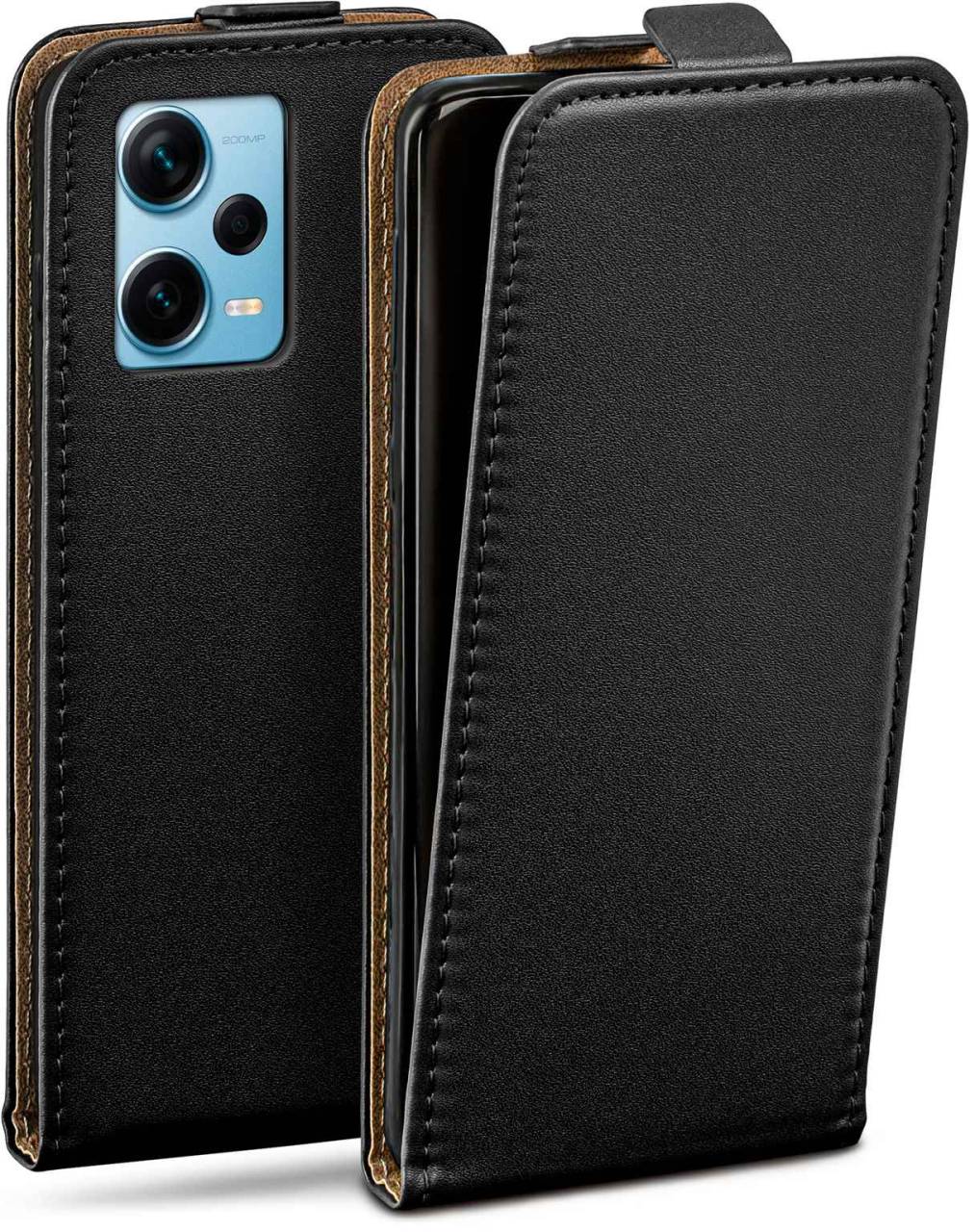 moex Flip Case für Xiaomi Redmi Note 12 5G – PU Lederhülle mit 360 Grad Schutz, klappbar