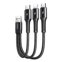 Joyroom 3in1 Kabel USB – Lightning / Type C / Micro USB 15cm – Ein einziges Kabel für alle Geräte – weiteres Produktbild 0