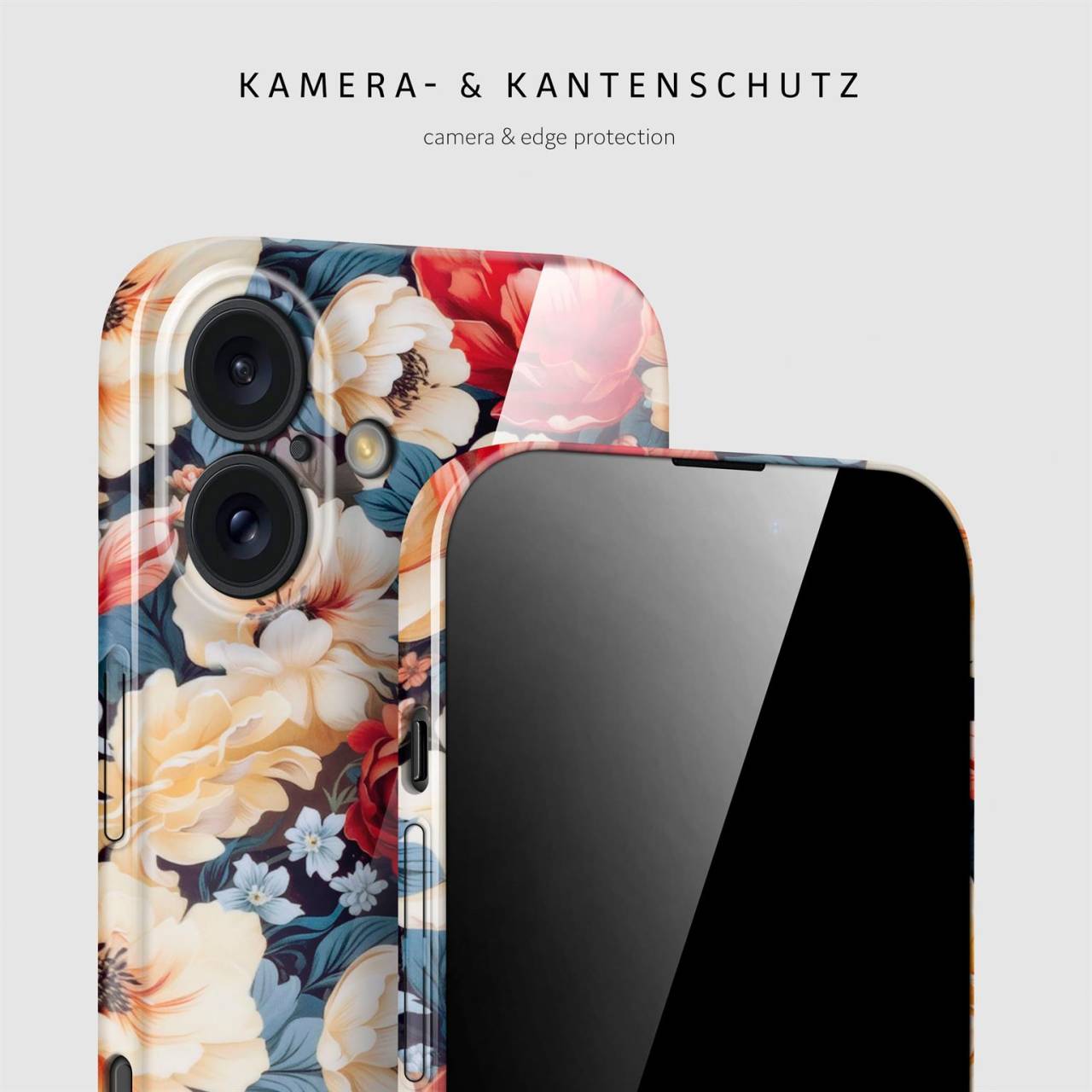ONEFLOW Flower Cover iPhone 16 Blumen Muster