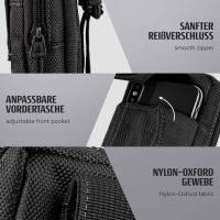 ONEFLOW Survival Case für Samsung Galaxy S23 FE – Handy Gürteltasche aus Oxford Nylon mit Karabiner