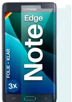 moex FlexProtect Klar für Samsung Galaxy Note Edge – Schutzfolie für unsichtbaren Displayschutz, Ultra klar