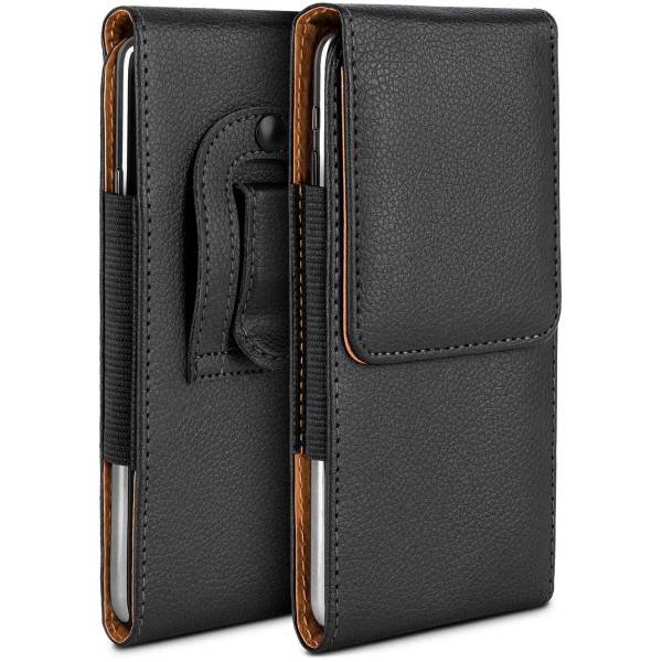 moex Plug Case iPhone 12 mini Handy Gürteltasche Leder