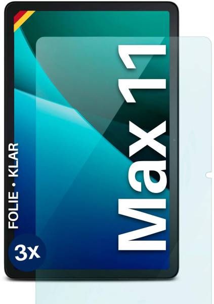 moex FlexProtect Klar für Amazon Fire Max 11 – Schutzfolie für zusätzlichen Displayschutz, Ultra klar