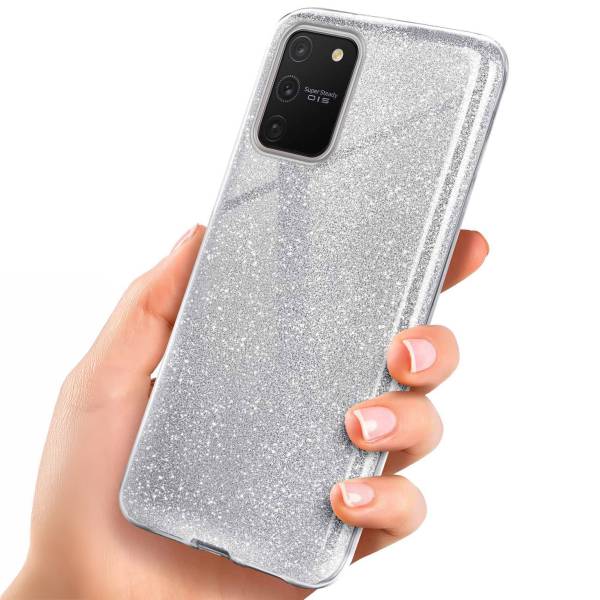 ONEFLOW Glitter Case für Samsung Galaxy S10 Lite – Glitzer Hülle aus TPU, designer Handyhülle