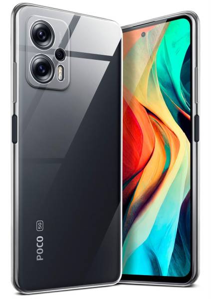 moex Aero Case für Xiaomi Poco X4 GT – Durchsichtige Hülle aus Silikon, Ultra Slim Handyhülle
