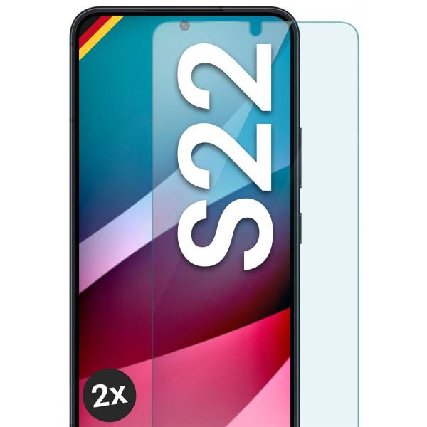 moex ShockProtect Samsung Galaxy S22 Panzerglas Klar