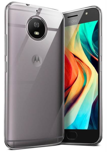moex Aero Case für Motorola Moto G5s – Durchsichtige Hülle aus Silikon, Ultra Slim Handyhülle