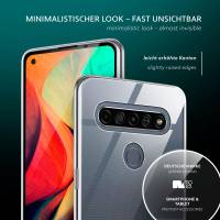 moex Aero Case für LG K61 – Durchsichtige Hülle aus Silikon, Ultra Slim Handyhülle