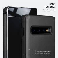 moex Void Case für Samsung Galaxy S10 – Klappbare 360 Grad Schutzhülle, Hochglanz Klavierlack Optik