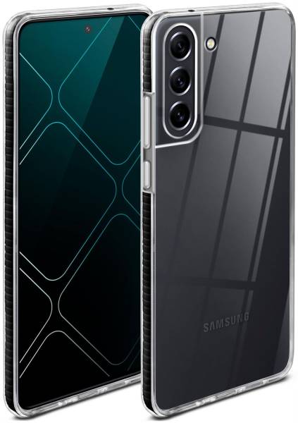 ONEFLOW Cushion Case für Samsung Galaxy S21 FE 5G – Durchsichtige Hülle aus Silikon mit 3D Kameraschutz