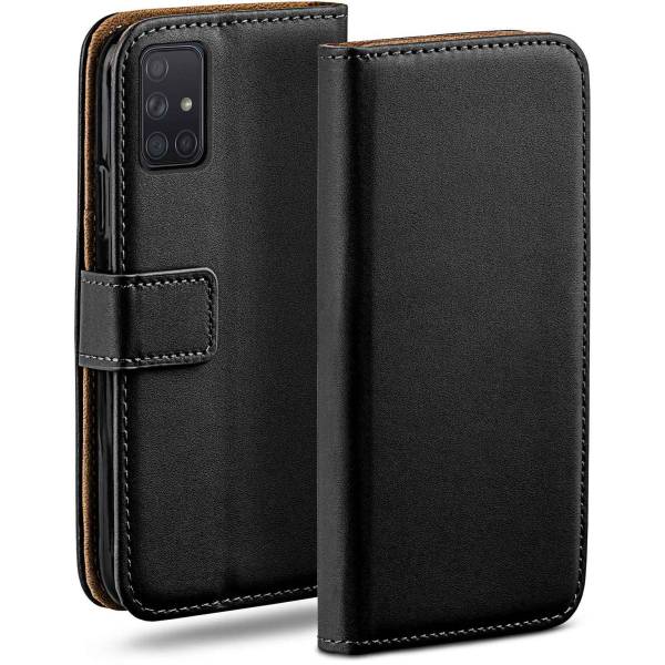 moex Book Case für Samsung Galaxy A71 Klapphülle mit Kartenfach