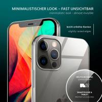 moex Aero Case für Apple iPhone 12 Pro Max – Durchsichtige Hülle aus Silikon, Ultra Slim Handyhülle