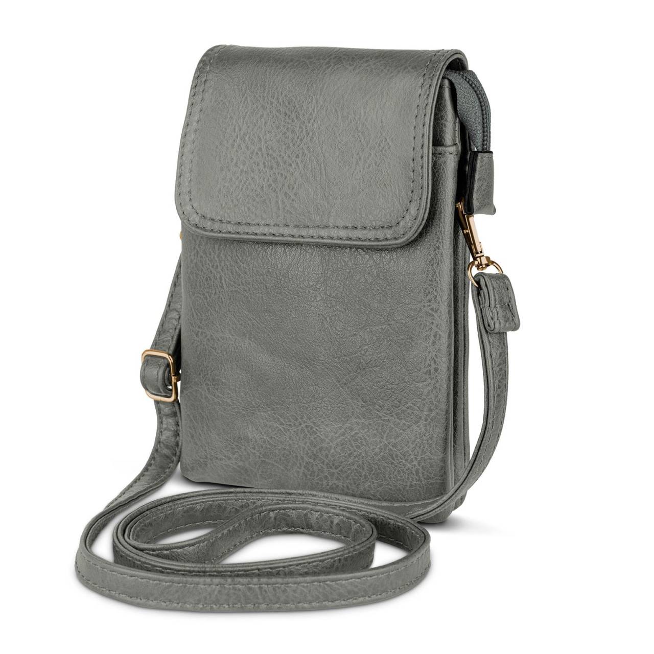 moex Handytasche zum Umhängen für Damen aus Leder – Classic Sling