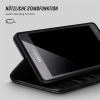 moex Casual Case für Samsung Galaxy Grand Prime – 360 Grad Schutz Booklet, PU Lederhülle mit Kartenfach