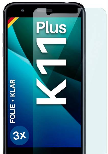 moex FlexProtect Klar für LG K11 Plus – Schutzfolie für unsichtbaren Displayschutz, Ultra klar