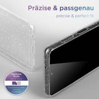 moex® Sparky Case für Samsung Galaxy A32 5G – Stylische Glitzer Hülle, ultra slim Handyhülle, durchsichtig