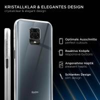ONEFLOW Clear Case Redmi Note 9 Pro Silikonhülle transparent – weiteres Produktbild 1