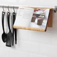 IKEA VIVALLA Tablet Halter – Bambusfurnier, Tablet Ständer 26x17 cm, Robust und Nachhaltig – weiteres Produktbild 3