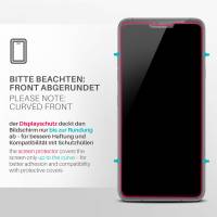 moex ShockProtect Klar für LG V40 ThinQ – Panzerglas für kratzfesten Displayschutz, Ultra klar
