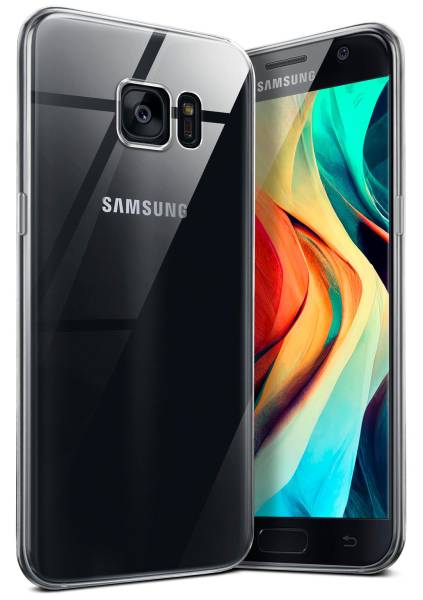 moex Aero Case für Samsung Galaxy S7 – Durchsichtige Hülle aus Silikon, Ultra Slim Handyhülle