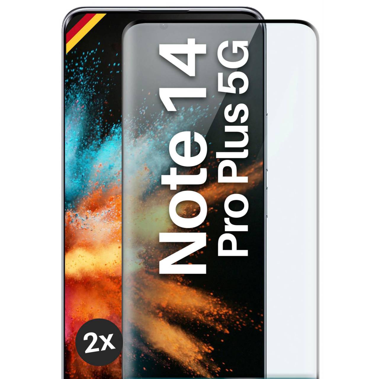 moex CurveProtect Redmi Note 14 Pro+ 5G Panzerglas 3D Full Screen