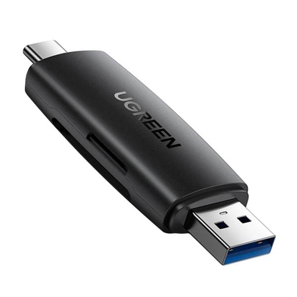 Ugreen SD-/Micro-SD-Kartenleser-Adapter (USB-A / USB-C) – SD-Kartenleser mit USB-C und USB-A Anschluss, Micro-SD