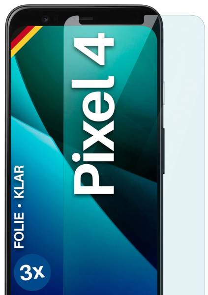 moex FlexProtect Klar für Google Pixel 4 – Schutzfolie für unsichtbaren Displayschutz, Ultra klar