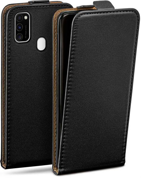 moex Flip Case für Samsung Galaxy M30s – PU Lederhülle mit 360 Grad Schutz, klappbar