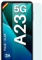 moex FlexProtect Klar für Samsung Galaxy A23 5G – Schutzfolie für unsichtbaren Displayschutz, Ultra klar