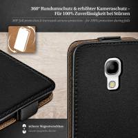 moex Flip Case für Samsung Galaxy S4 Mini – PU Lederhülle mit 360 Grad Schutz, klappbar
