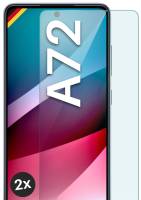 moex ShockProtect Klar für Samsung Galaxy A72 – Panzerglas für kratzfesten Displayschutz, Ultra klar