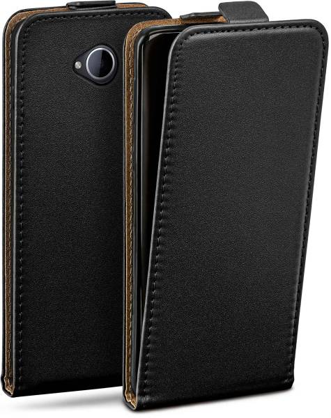 moex Flip Case für Microsoft Lumia 650 – PU Lederhülle mit 360 Grad Schutz, klappbar