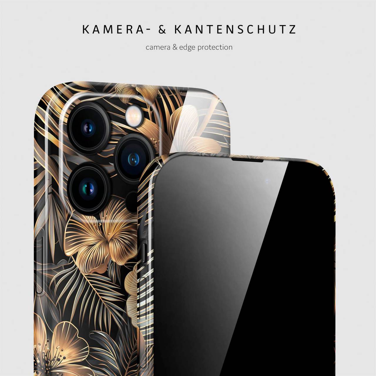 ONEFLOW Flower Cover iPhone 15 Pro Blumen Muster