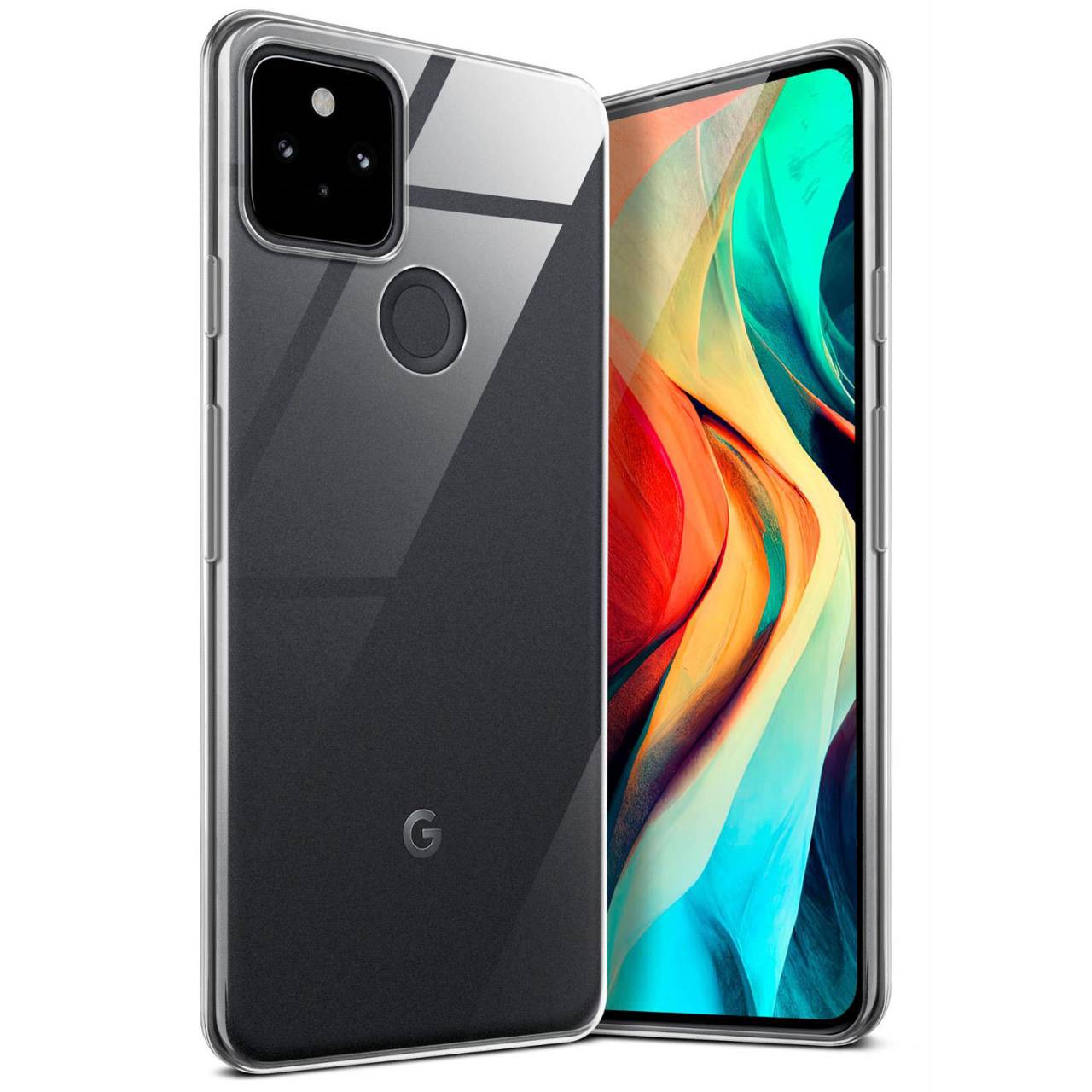 moex Aero Case Google Pixel 5 durchsichtig aus Silikon