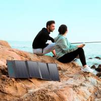 Choetech Reise-Solarladegerät – Faltbares Solar Ladegerät, Solar Ladegerät 36W mit USB-Anschluss