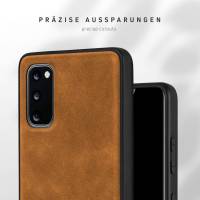 ONEFLOW Pali Case für Samsung Galaxy S20 – PU Leder Case mit Rückseite aus edlem Kunstleder