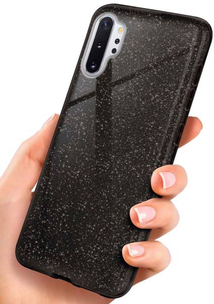 ONEFLOW Glitter Case für Samsung Galaxy Note 10 Plus – Glitzer Hülle aus TPU, designer Handyhülle