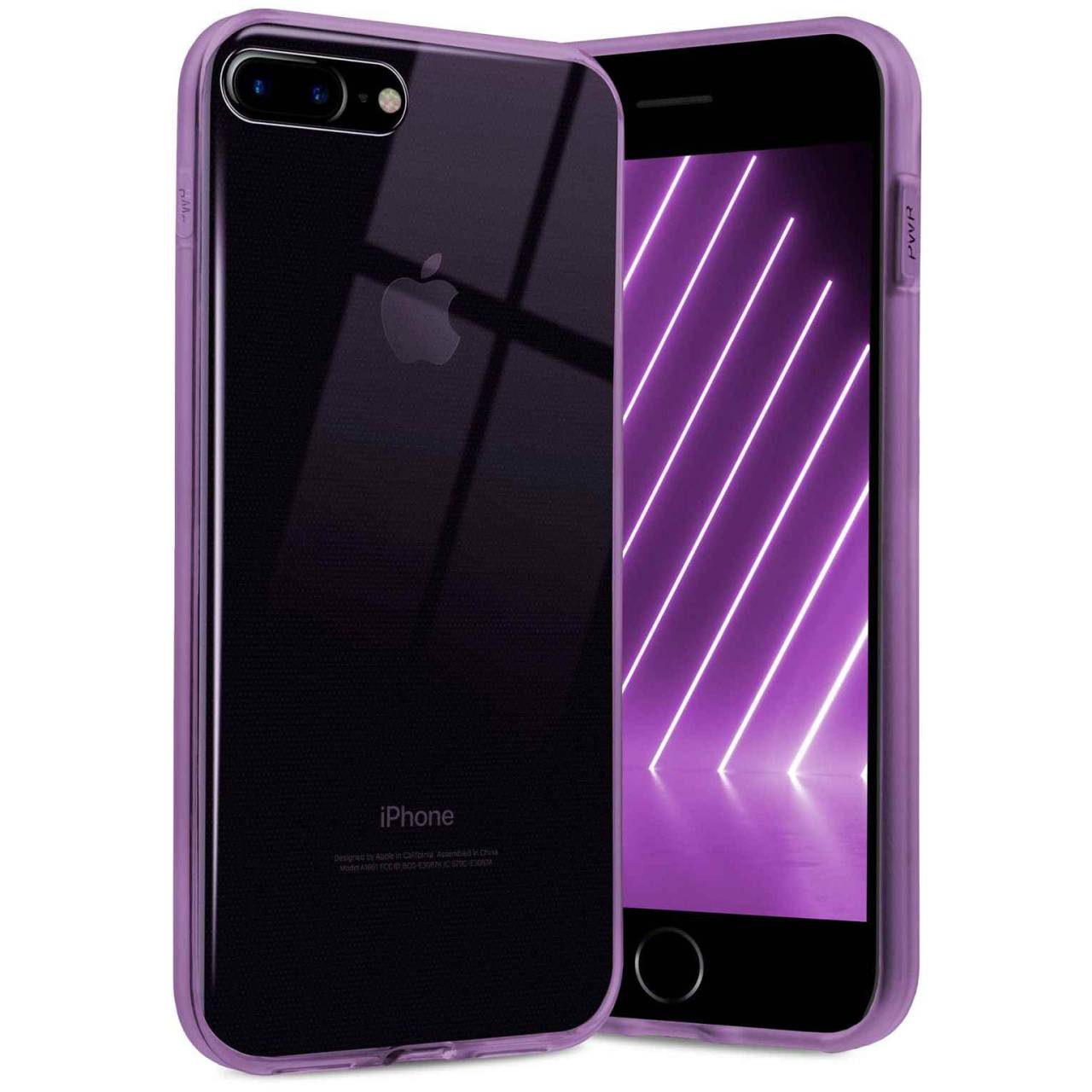 ONEFLOW Clear Case iPhone 8 Plus Silikonhülle transparent