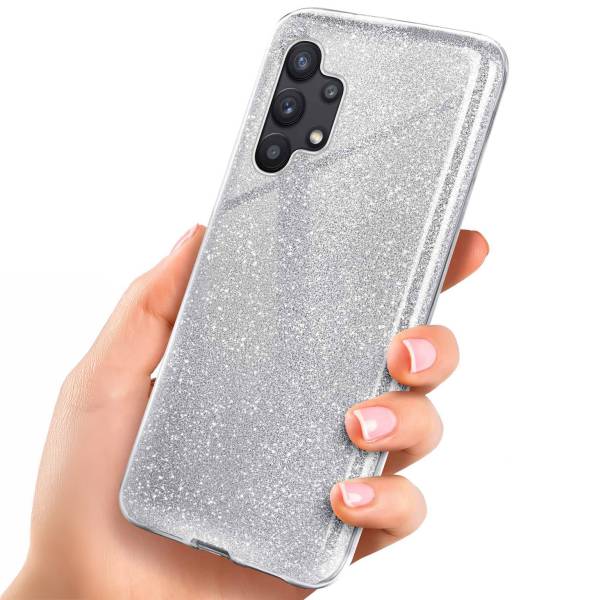 ONEFLOW Glitter Case für Samsung Galaxy A32 5G – Glitzer Hülle aus TPU, designer Handyhülle