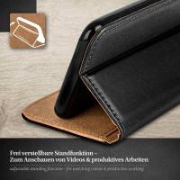 moex Book Case für Xiaomi Poco M4 Pro – Klapphülle aus PU Leder mit Kartenfach, Komplett Schutz