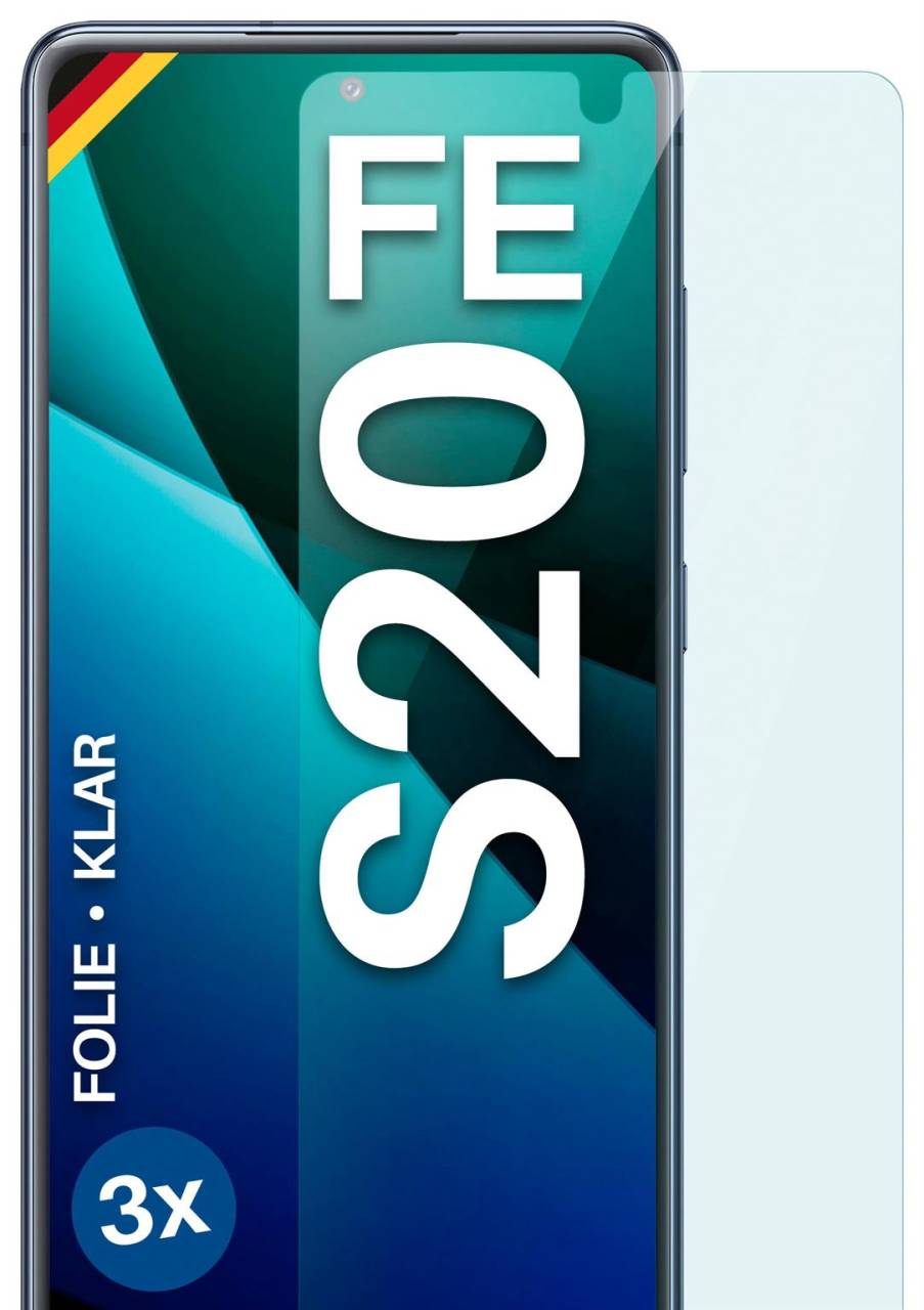 moex FlexProtect Klar für Samsung Galaxy S20 FE – Schutzfolie für unsichtbaren Displayschutz, Ultra klar