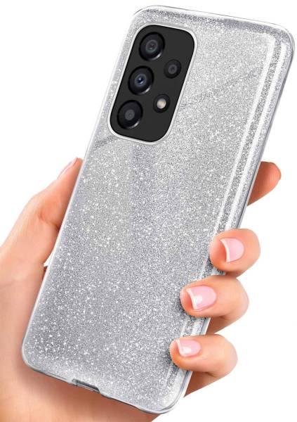 ONEFLOW Glitter Case für Samsung Galaxy A33 5G – Glitzer Hülle aus TPU, designer Handyhülle
