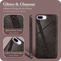 ONEFLOW Glitter Case für Apple iPhone 7 Plus – Glitzer Hülle aus TPU, designer Handyhülle