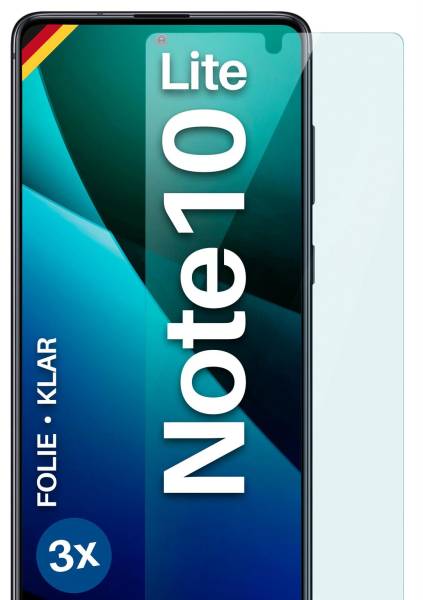 moex FlexProtect Klar für Samsung Galaxy Note 10 Lite – Schutzfolie für unsichtbaren Displayschutz, Ultra klar