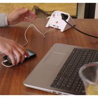 brennenstuhl Desktop-Power Steckdosenleiste 2-fach – Tischsteckdosenleiste, USB-Steckdosenleiste, 1,8m Kabel