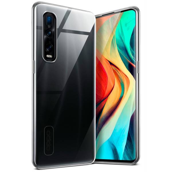 moex Aero Case für Oppo Find X2 Pro – Durchsichtige Hülle aus Silikon, Ultra Slim Handyhülle
