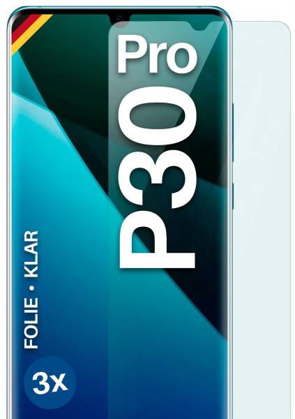 moex FlexProtect Klar für Huawei P30 Pro – Schutzfolie für unsichtbaren Displayschutz, Ultra klar