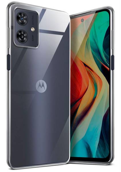 moex Aero Case für Motorola Moto G54 5G – Durchsichtige Hülle aus Silikon, Ultra Slim Handyhülle