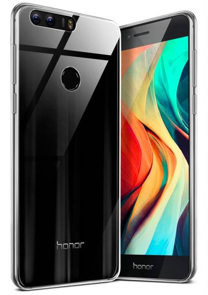 moex Aero Case für Huawei Honor 8 – Durchsichtige Hülle aus Silikon, Ultra Slim Handyhülle