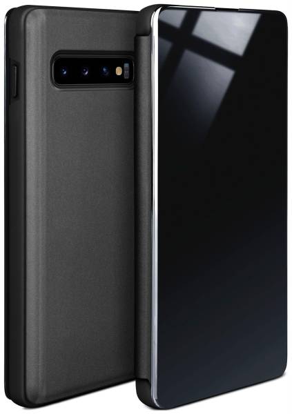 moex Void Case für Samsung Galaxy S10 Plus – Klappbare 360 Grad Schutzhülle, Hochglanz Klavierlack Optik